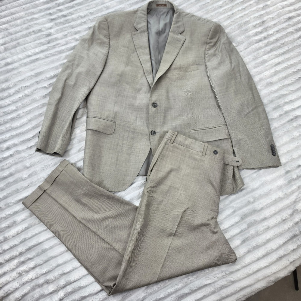 Peter Millar Light Beige Two-Piece Suit